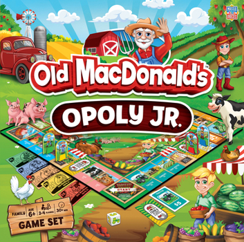 Board Game Old MacDonald Opoly Jr Book