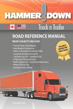 Paperback Hammer Down Truck n Trailer / Road Reference Manual Book