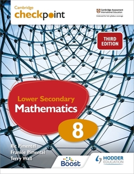 Paperback Cambridge Checkpoint Lower Secondary Mathematics Student's Book 8: Hodder Education Group Book