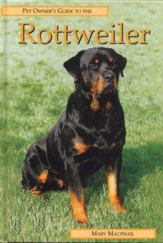 Hardcover Pet Owner's Guide to the Rottweiler Book