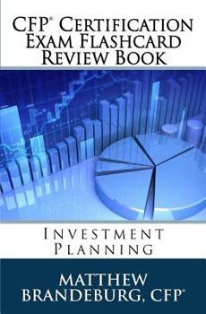 Paperback CFP Certification Exam Flashcard Review Book: Investment Planning (5th Edition) Book
