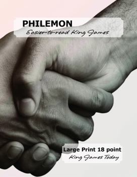 Paperback PHILEMON Easier-to-read King James: LARGE PRINT — 18 point, King James Today™ Book