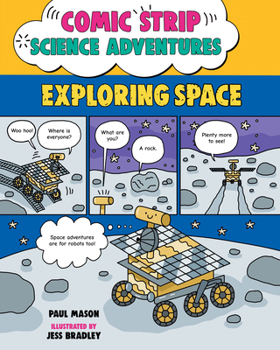 Hardcover Comic Strip Science Adventures: Exploring Space Book