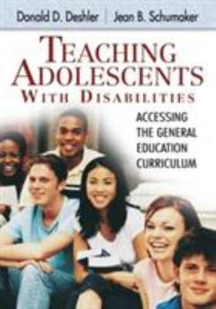 Paperback Teaching Adolescents with Disabilities:: Accessing the General Education Curriculum Book