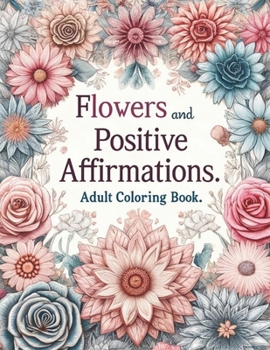 Flowers and Positive Affirmations Adult Coloring Book: Floral Delights and Encouraging Thoughts for Relaxation