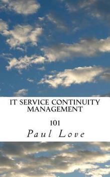 Paperback IT Service Continuity Management 101 Book