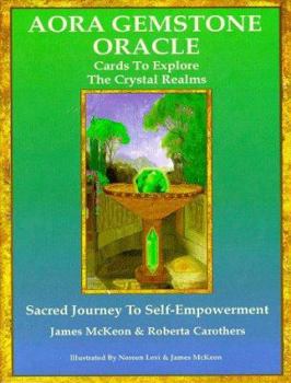 Paperback AORA Gemstone Oracle Cards Book