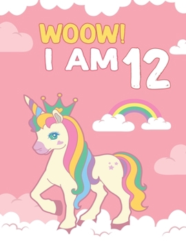 Paperback I am 12: Birthday Journal Happy Birthday 12 Years Old - Journal for kids - 12 Year Old Christmas birthday gift Book