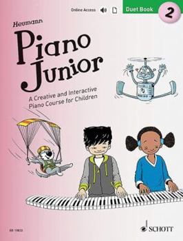 Paperback Piano Junior: Duet Book 2: A Creative and Interactive Piano Course for Children Book