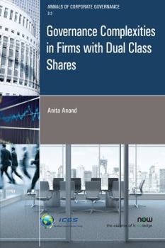 Paperback Governance Complexities in Firms with Dual Class Shares Book