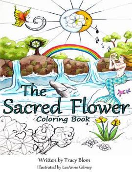 Paperback Sacred Flower: Coloring Book