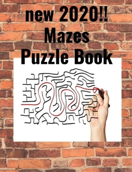 Paperback new 2020!! Mazes Puzzle Book: Challeng your self Book