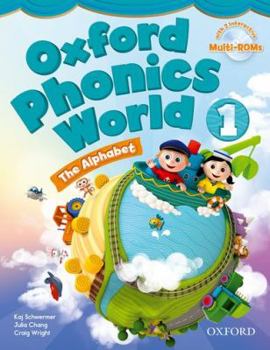 Hardcover Oxford Phonics World: 1: Student Book with Multirom Book