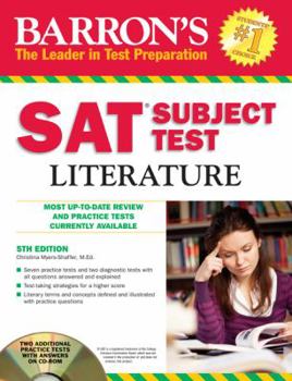 Paperback Barron's SAT Subject Test Literature Book