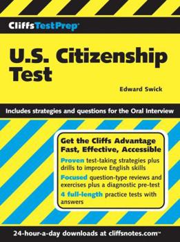 Paperback Cliffstestprep U.S. Citizenship Test Book