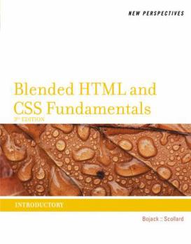 Paperback New Perspectives on Blended HTML and CSS Fundamentals: Introductory Book