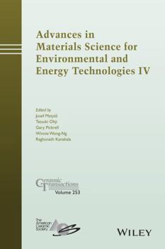 Hardcover Advances in Materials Science for Environmental and Energy Technologies IV Book