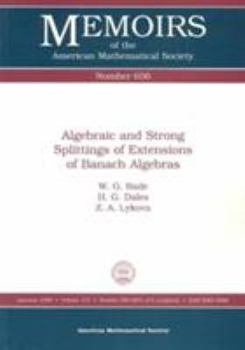 Algebraic and Strong Splittings of Extensions of Banach Algebras (Memoirs of the American Mathematical Society)