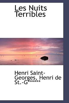 Hardcover Les Nuits Terribles [French] Book