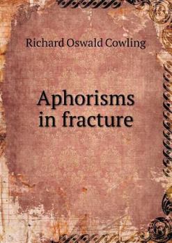 Paperback Aphorisms in fracture Book