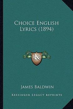 Paperback Choice English Lyrics (1894) Book
