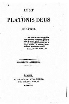 Paperback An sit Platonis deus creator [Latin] Book