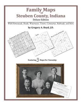 Paperback Family Maps of Steuben County, Indiana Book