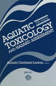 Hardcover Aquatic Toxicology and Hazard Assessment: Stp 971 Book