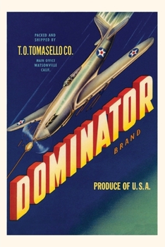 Paperback Vintage Journal Carte Label, Dominator Book
