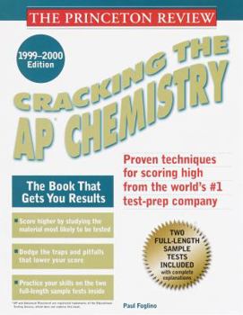 Paperback Princeton Review: Cracking the AP: Chemistry, 1999-2000 Edition Book
