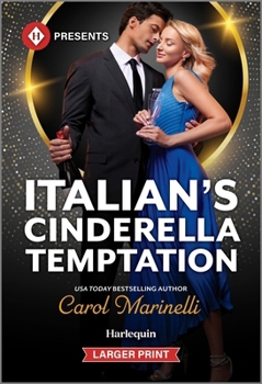 Mass Market Paperback Italian's Cinderella Temptation [Large Print] Book