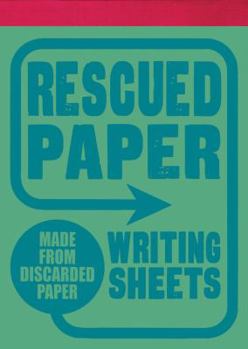 Paperback Rescued Paper Writing Sheets Book