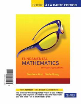 Paperback Fundamental Mathematics Through Applications [With CDROM] Book