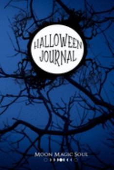 Paperback Halloween Journal: Spooky Night Bats October Autumn Journal Notebook Diary College-Ruled Book