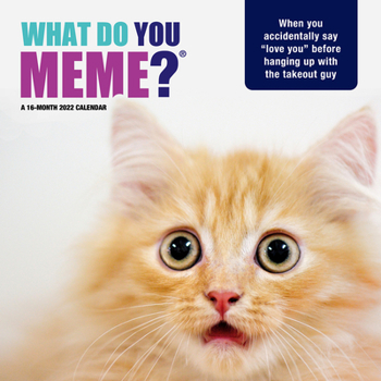 Calendar 2022 What Do You Meme? Wall Book