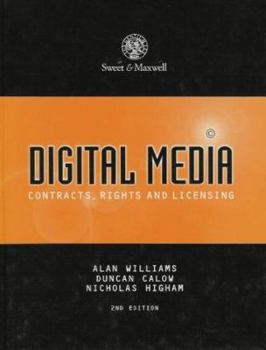 Hardcover Digital Media: Contracts, Rights and Licensing Book