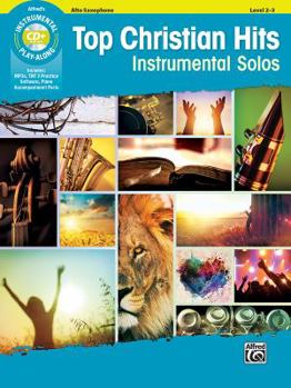 Paperback Top Christian Hits Instrumental Solos: Alto Sax, Book & Online Audio/Software/PDF Book