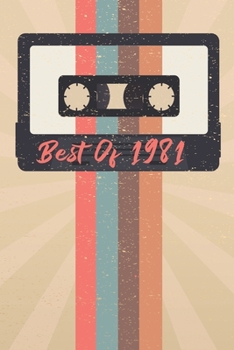 Vintage  Best of  1981 Notebook Gift: Lined Notebook/Journal Gift, 120 Pages, 6x9, Soft Cover, Matte Finish