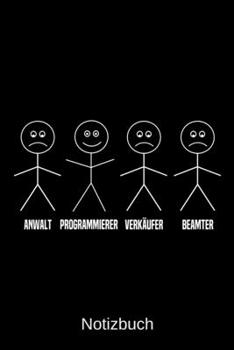 Anwalt Programmierer Verkäufer Beamter: A5 Notizbuch für alle Programmierer | Liniert 120 Seiten | Geschenk/Geschenkidee zum Geburtstag | Weihnachten | Vatertag | Ostern | Namenstag (German Edition)