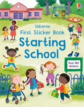 Paperback First Sticker Book Starting School Book