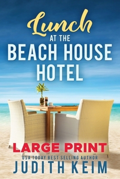 Paperback Lunch at The Beach House Hotel [Large Print] Book