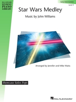 Paperback Star Wars Medley: Hlspl Showcase Solos Pops Early Intermediate - Level 4 Book