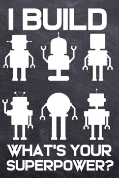 Paperback I Build Robots: Captcha Robot College Ruled Notebook (6x9 inches) with 120 Pages Book
