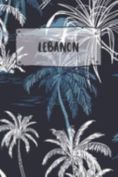 Lebanon: Dotted Travel Diary Notebook or Journey Dotted Grid Journal - Holiday Trip Pocketbook for Men and Women with Dots