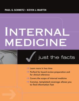 Paperback Internal Medicine: Just the Facts Book