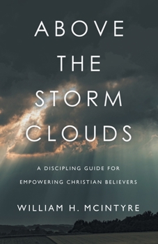Paperback Above The Storm Clouds [Large Print] Book