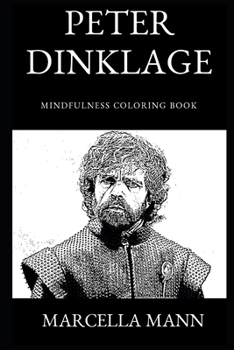 Paperback Peter Dinklage Mindfulness Coloring Book