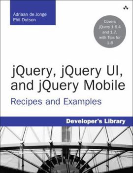 Paperback jQuery, jQuery UI, and jQuery Mobile: Recipes and Examples Book