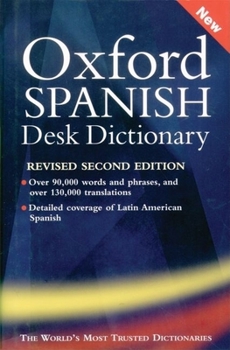 Hardcover Oxford Spanish Desk Dictionary: Spanish-English/English-Spanish Book