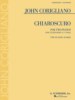 Paperback Chiaroscuro: Two Pianos (One Tuned Down a 1/4 Tone) Two Playing Scores Book